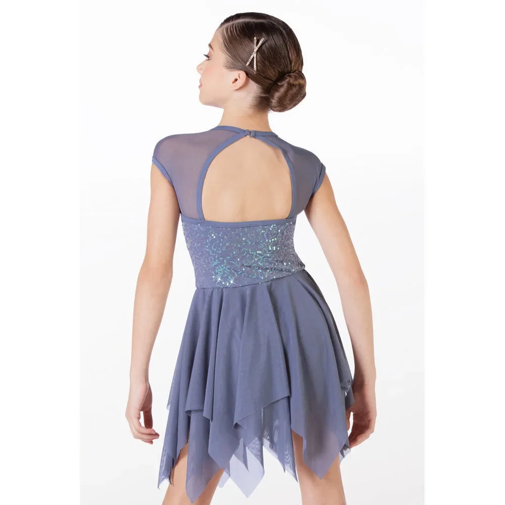 Pre-Owned Dance Costume Weissman 13410 Large Child Pink Lyrical